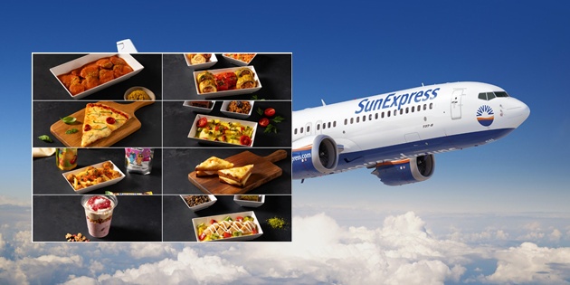 SunExpress, Uçak İçi Menüsünü Yeni Seçeneklerle Zenginleştiriyor